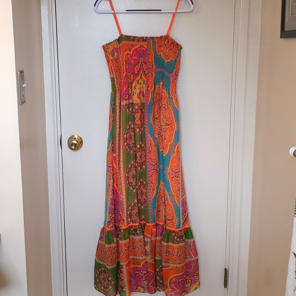 Colorful Bohmian Maxi Dress From Nygård Collection